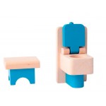 Set mobilier Baie pentru case de papusi WoodyLand